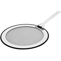 Le Creuset 3-Ply Tapa antisalpicaduras- Ø 20 - 24 cm- acero inoxidable- con borde de silicona antideslizante- mango…